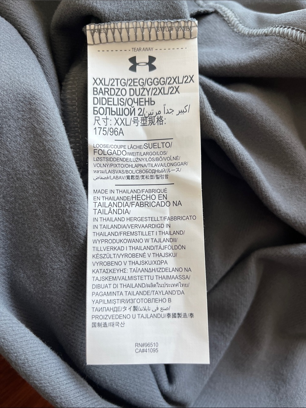 NWT Under Armour Women’s 2XL Gray 1/4 Zip Pullover Loose Fit Athletic Top - Picture 12 of 13
